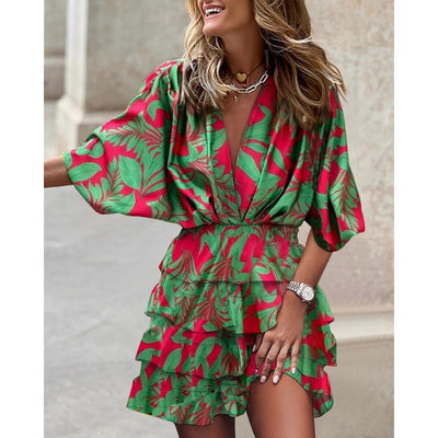 YOLANTE | Robe d'été multicolore tendance