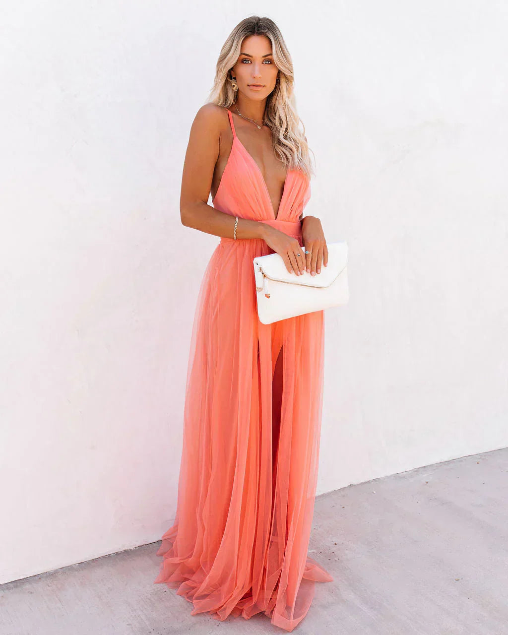 Robe élégante et fluide pour femme | Maxi