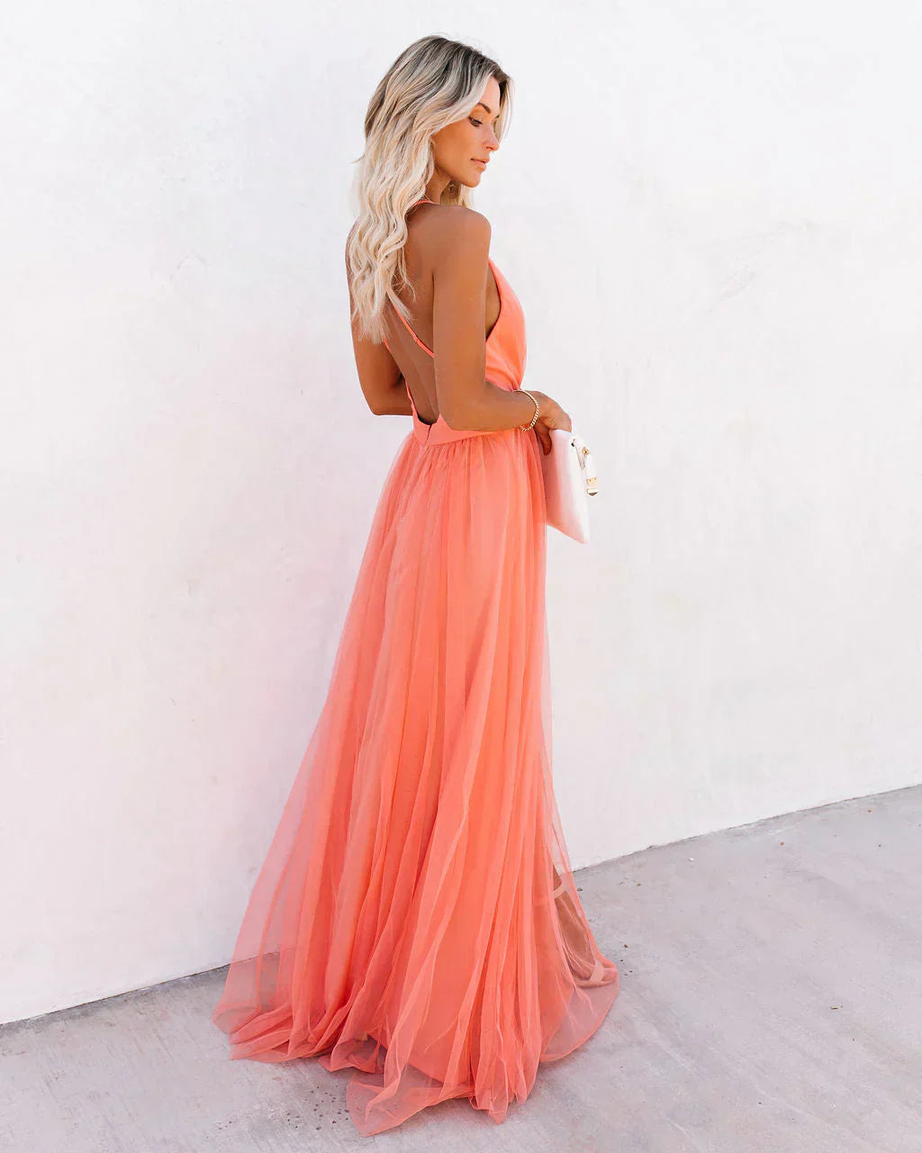 Robe élégante et fluide pour femme | Maxi
