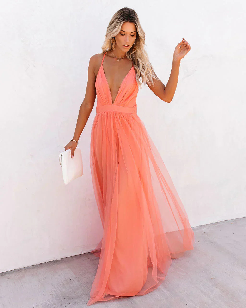 Robe élégante et fluide pour femme | Maxi
