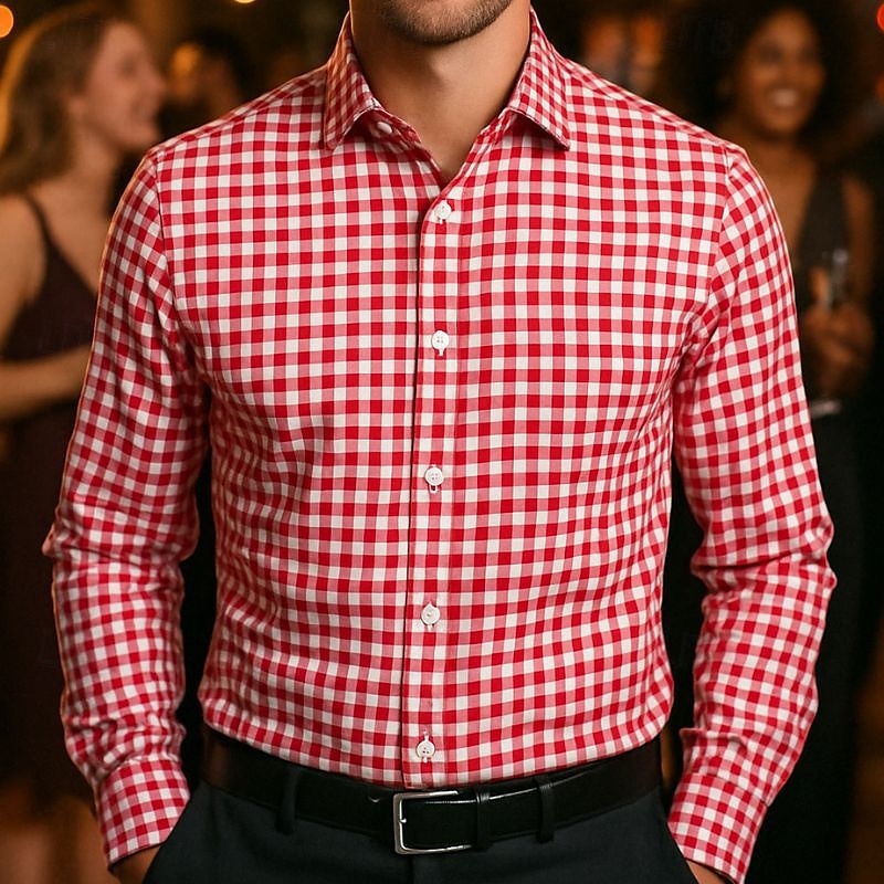 Victor - Chemise décontractée à carreaux