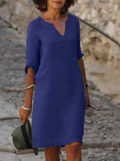 Josette™ | Robe Élégante avec Décolleté en V