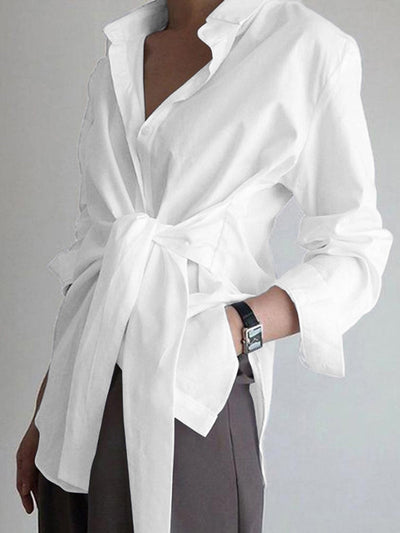 Shenna - Chemise à Boutons et Manches Longues