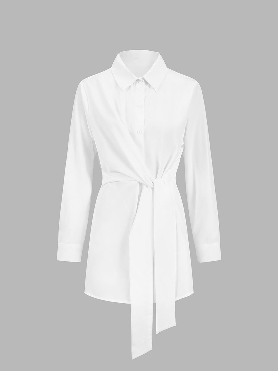 Shenna - Chemise à Boutons et Manches Longues