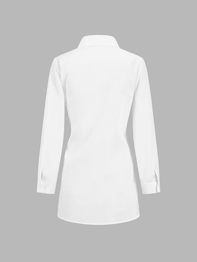 Shenna - Chemise à Boutons et Manches Longues