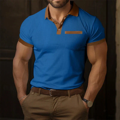 Polo homme élégant en coton – Confort respirant et style chic pour toutes occasions