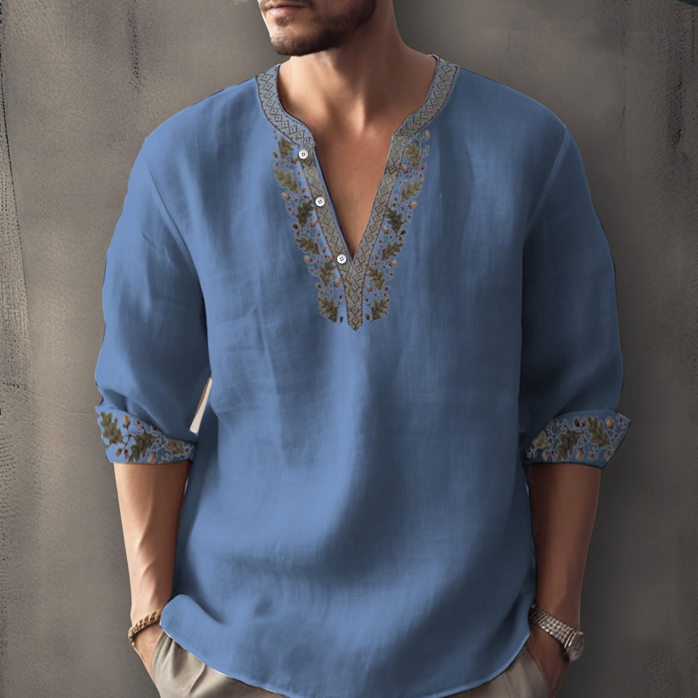 Sébastien - Chemise d'été décontractée à manches longues