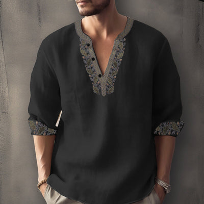 Sébastien - Chemise d'été décontractée à manches longues
