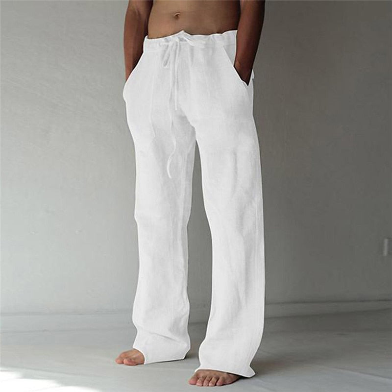 Finn | Pantalon en Lin Décontracté Respirant pour Hommes