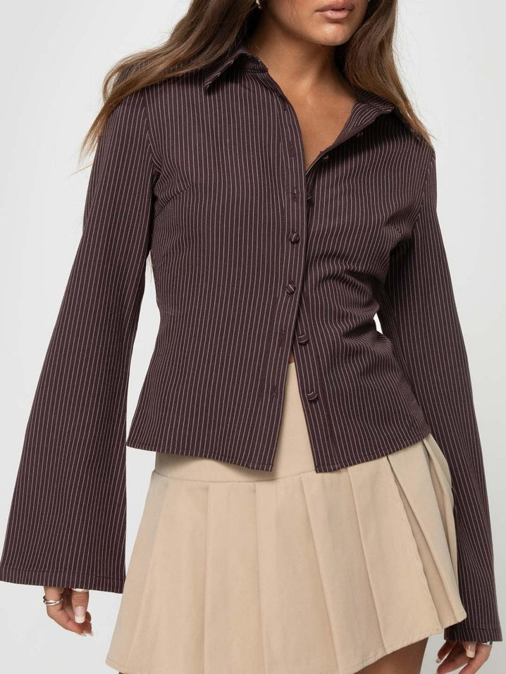 Vespera Pinstripe | Blouse