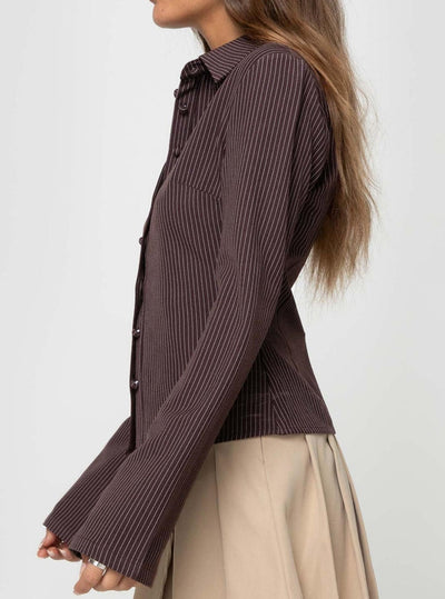 Vespera Pinstripe | Blouse